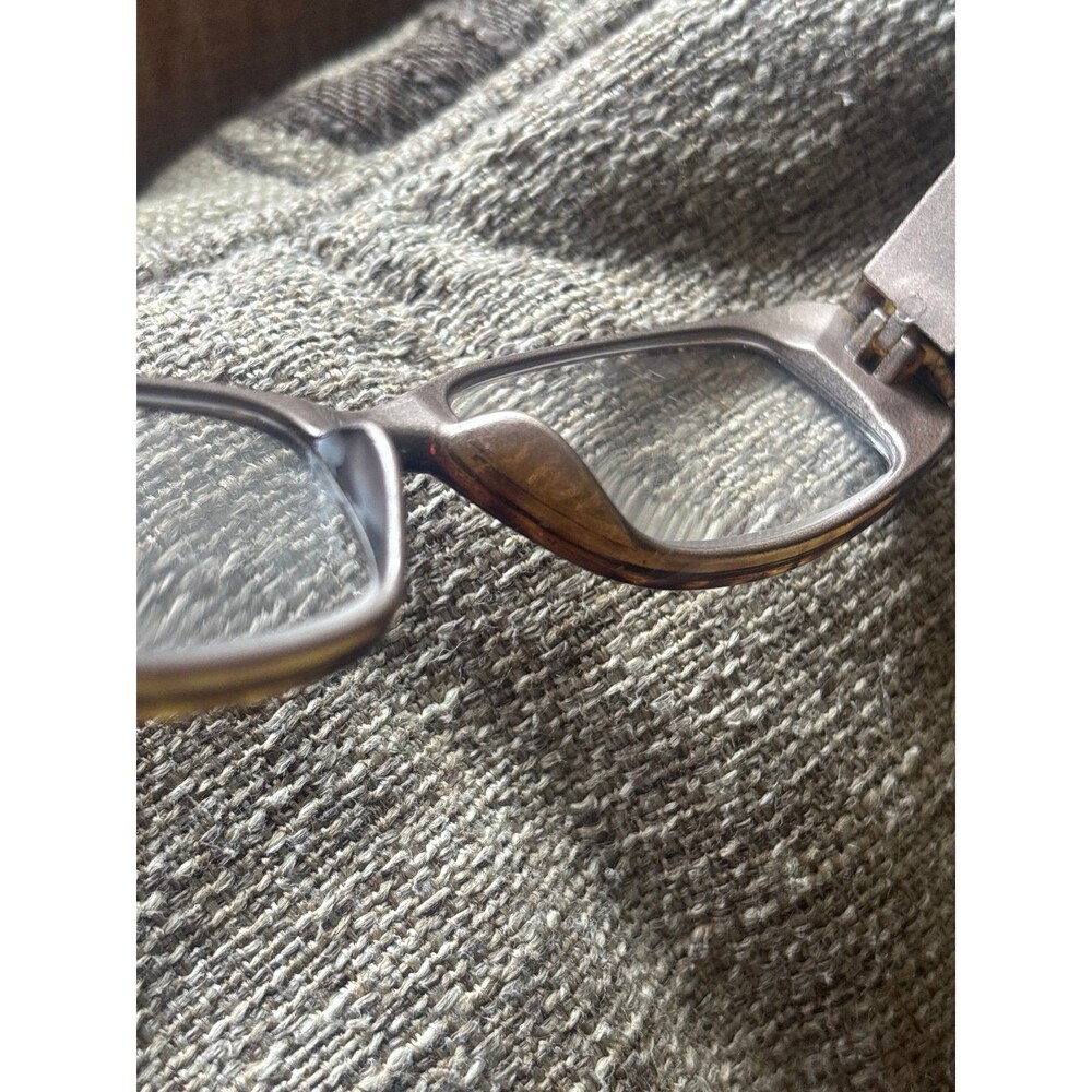 Jones New York JNR005 EKP Brown Tortoise Rectangle Eyeglasses Frames 53-17-140 - Picture 7 of 11